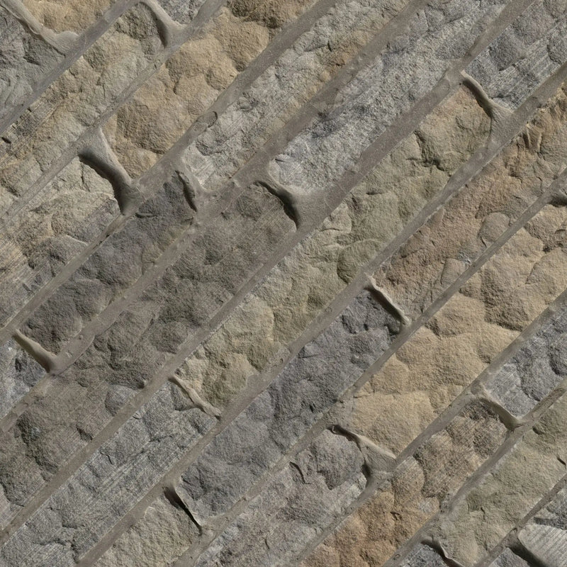 Durham Fall Ledgestone Natural Sandstone Pavers angled view
