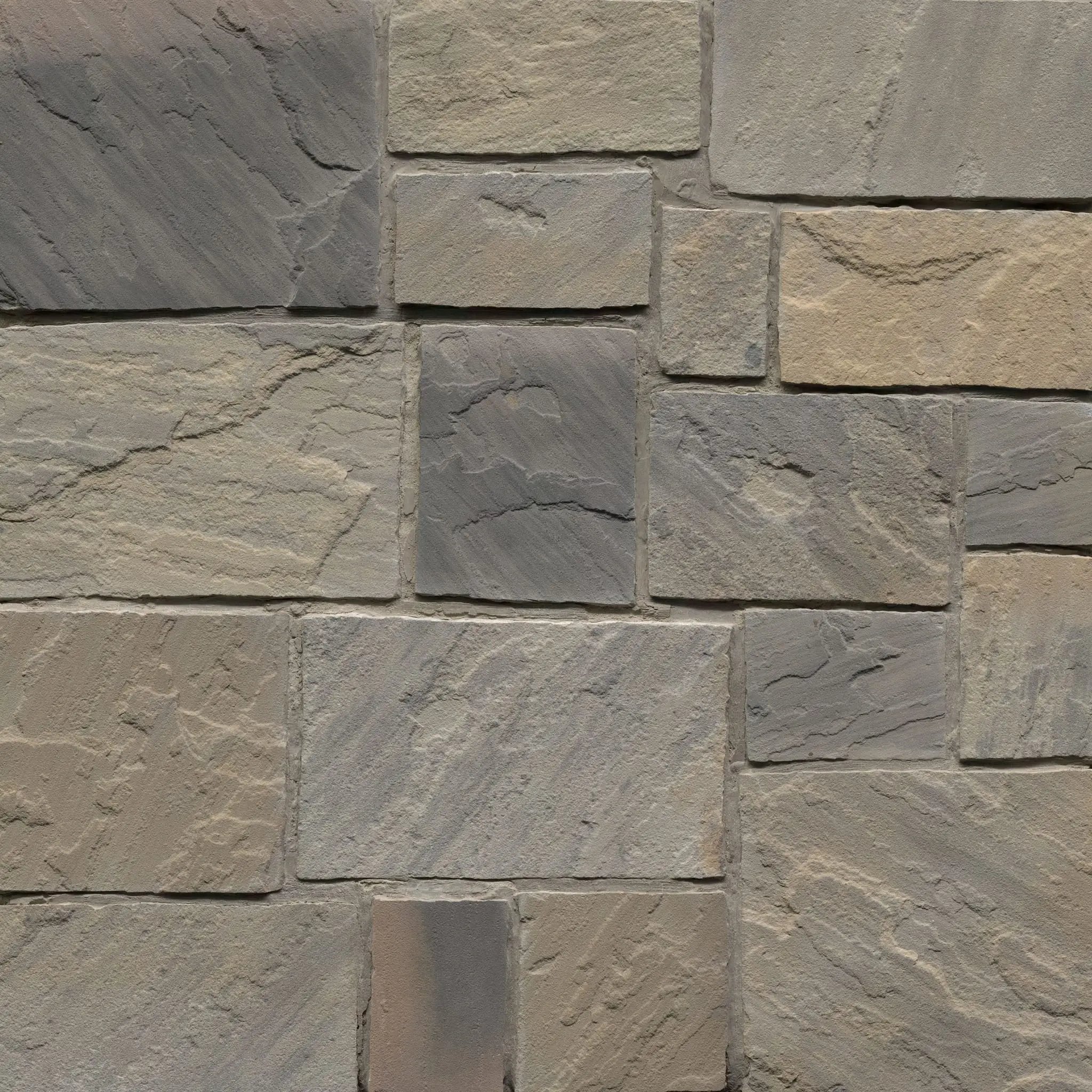 Durham Fall Squares Rectangles Split Face Sandstone Pavers by MSI Surfaces