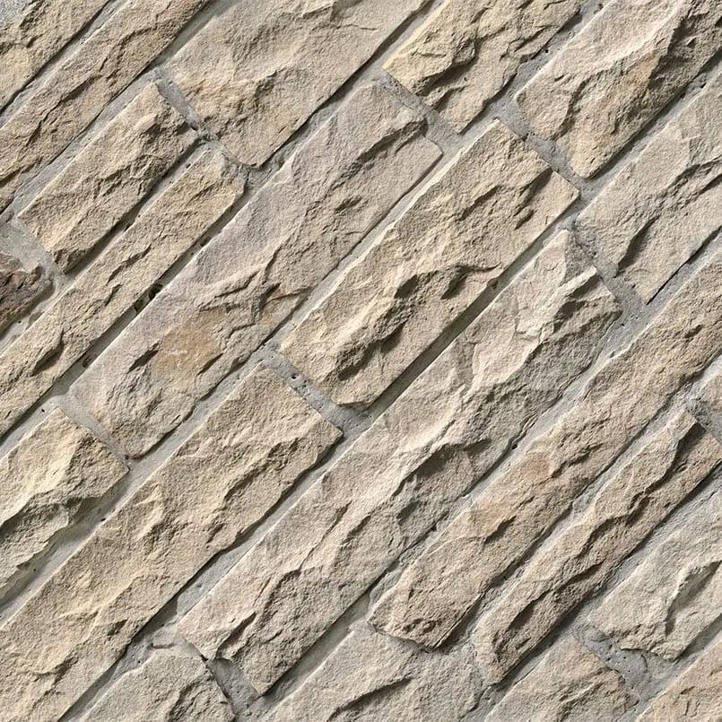 Fossil Rustic Ledgestone Natural Sandstone Pavers angled view