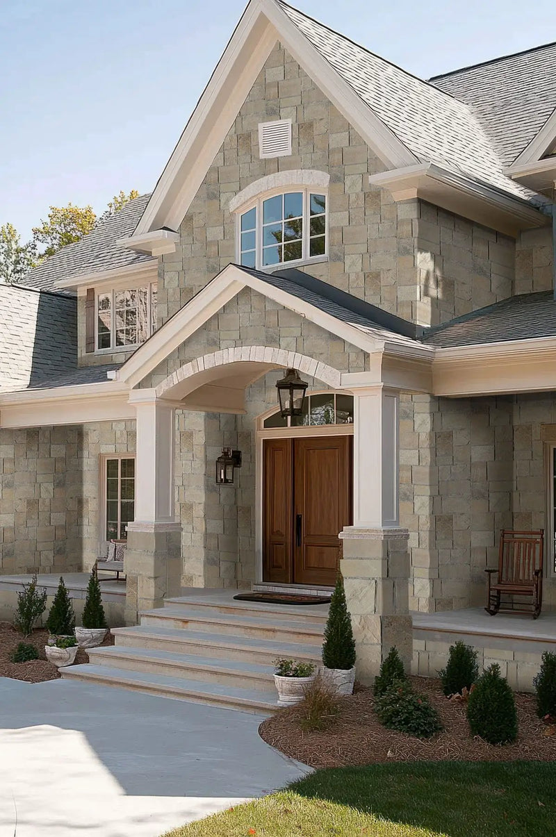 Fossil Rustic Squares Rectangles Natural Sandstone Pavers by MSI Surfaces