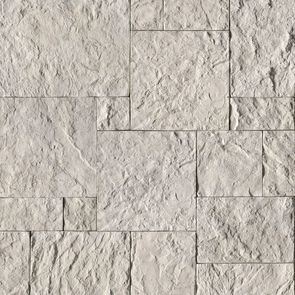 Cottonwood White Natural Cement Ledger Panel