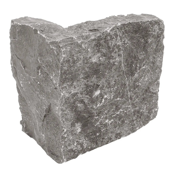 Midnight Canyon Squares Rectangles Natural Corner Limestone Ledger Panel