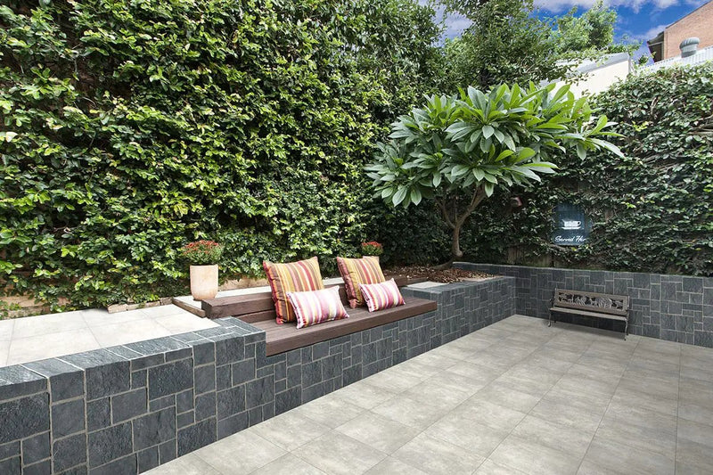 Midnight Canyon Squares Rectangles Natural Limestone Pavers COR by MSI Surfaces