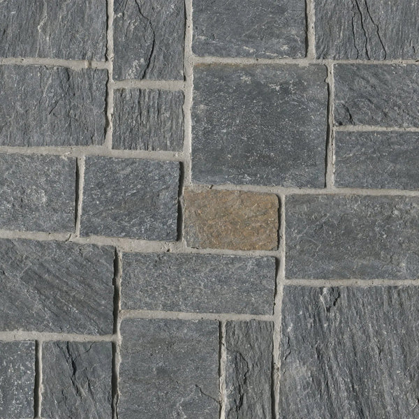 Avalon Bay Squares Rectangles Split Face Marble Ledger Panel
