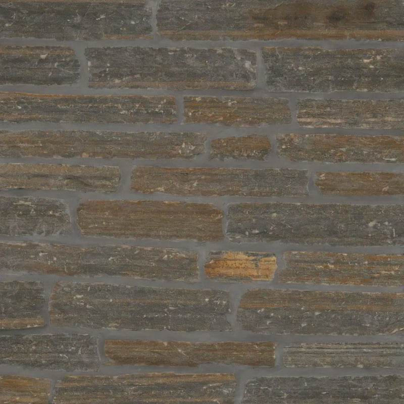 Bedford Brown Ledgestone Split Face Marble Pavers by MSI Surfaces