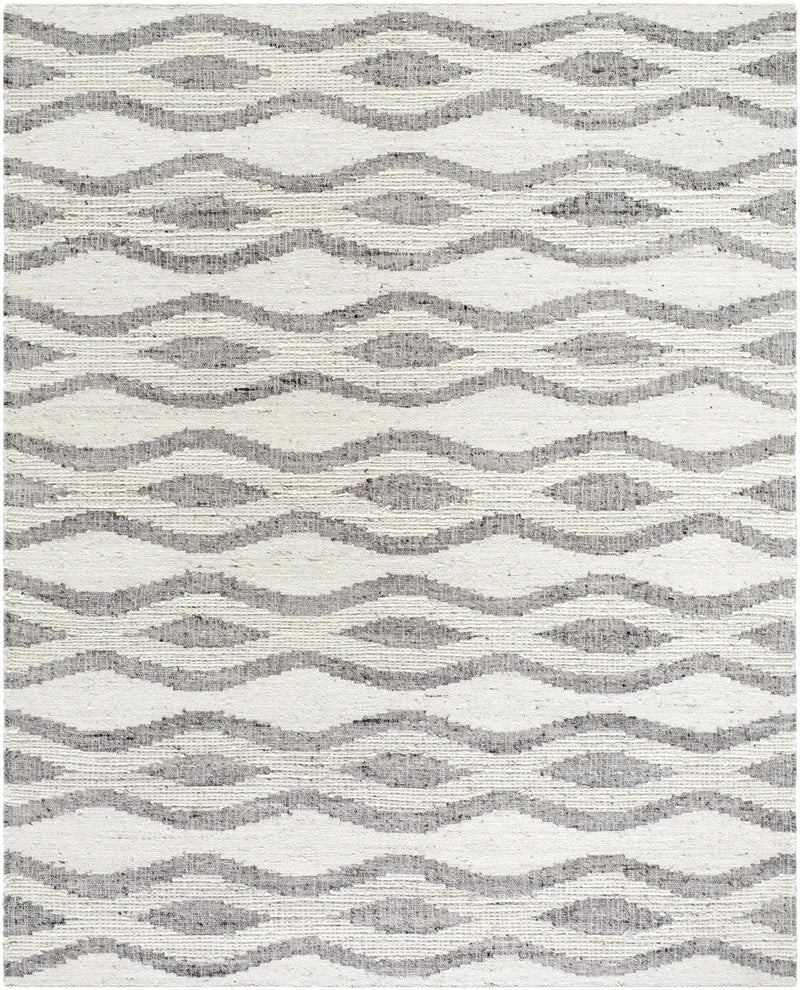Lavalwaves Hand Woven Flatweave Wool Carpet - Clearance by Boutique Rugs