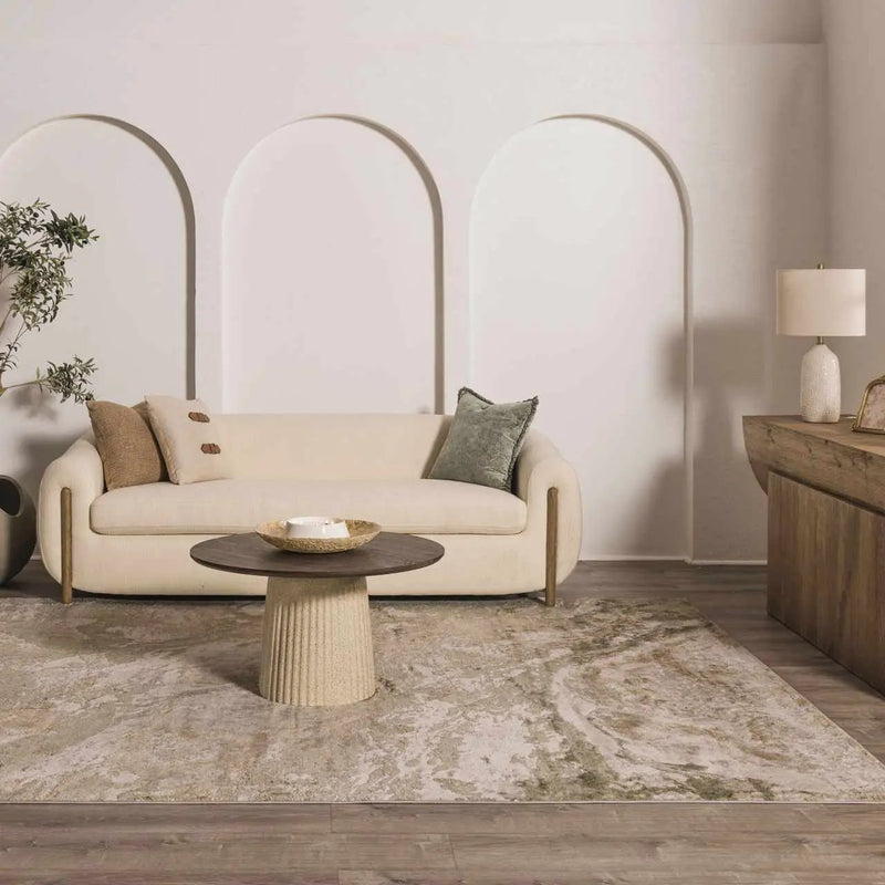 Lively Marble Green Area Rug by Boutique Rugs