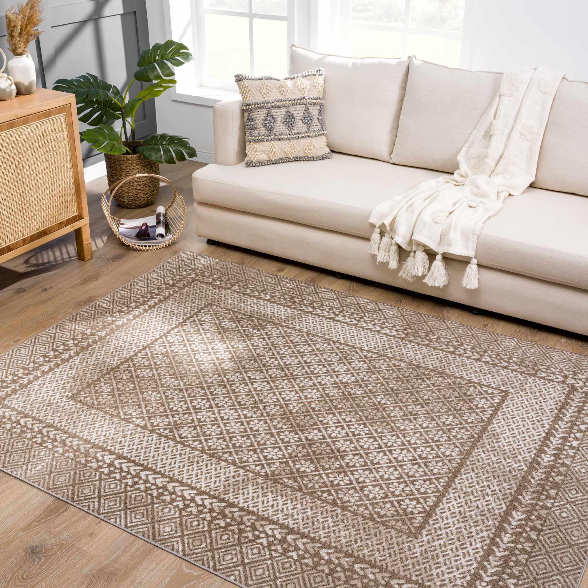 Caditaan Washable Area Rug - Clearance by Hauteloom