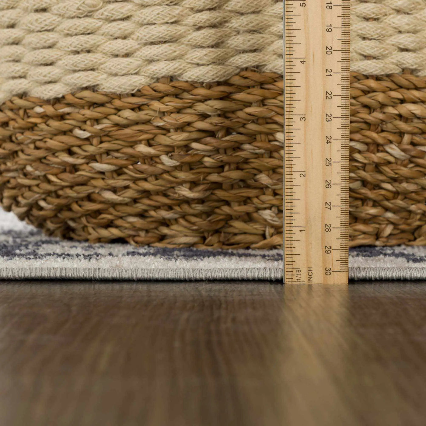 Cabacungan Cream & Gray Washable Area Rug - Clearance by Boutique Rugs