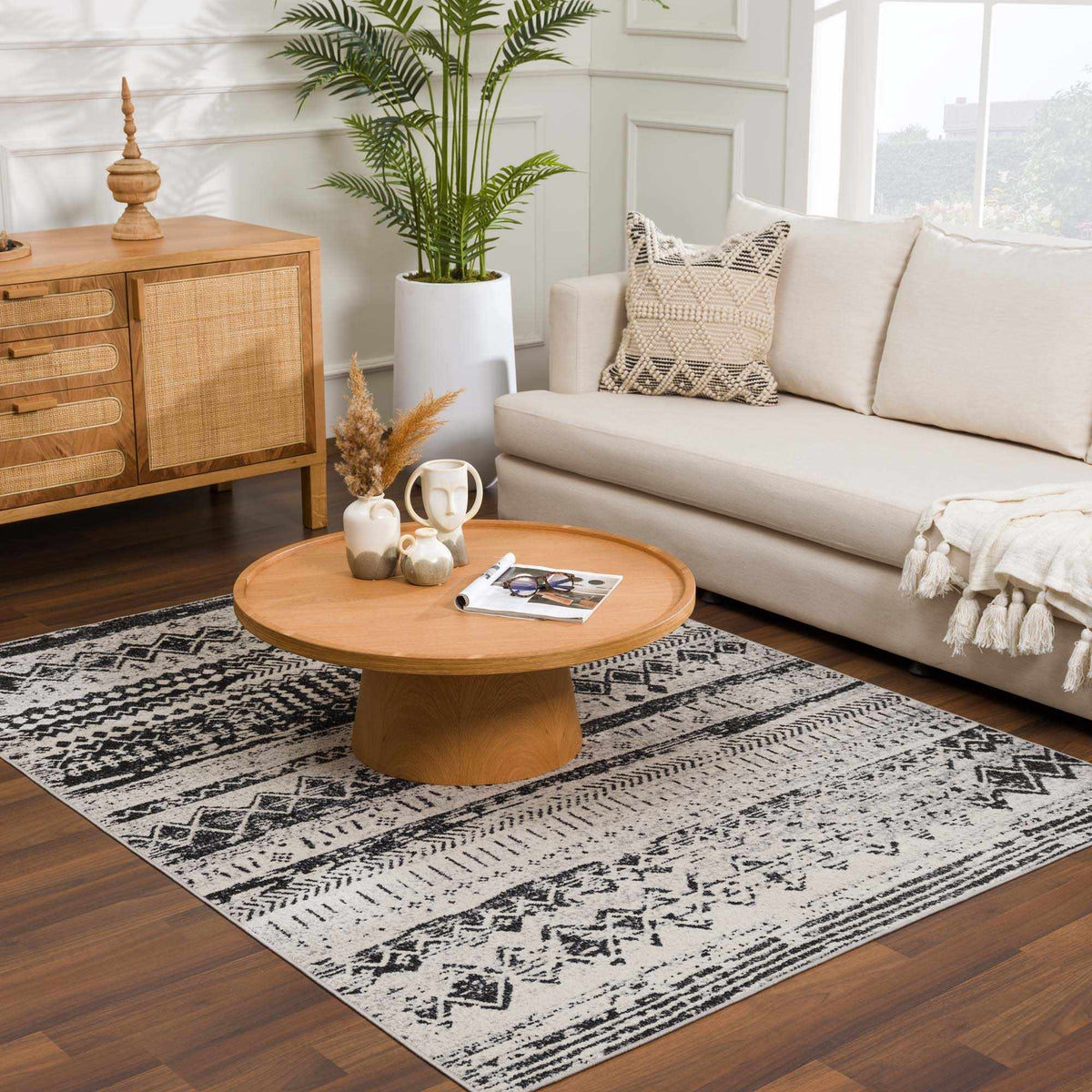 Lyssons Washable Area Rug, installed in a room 2