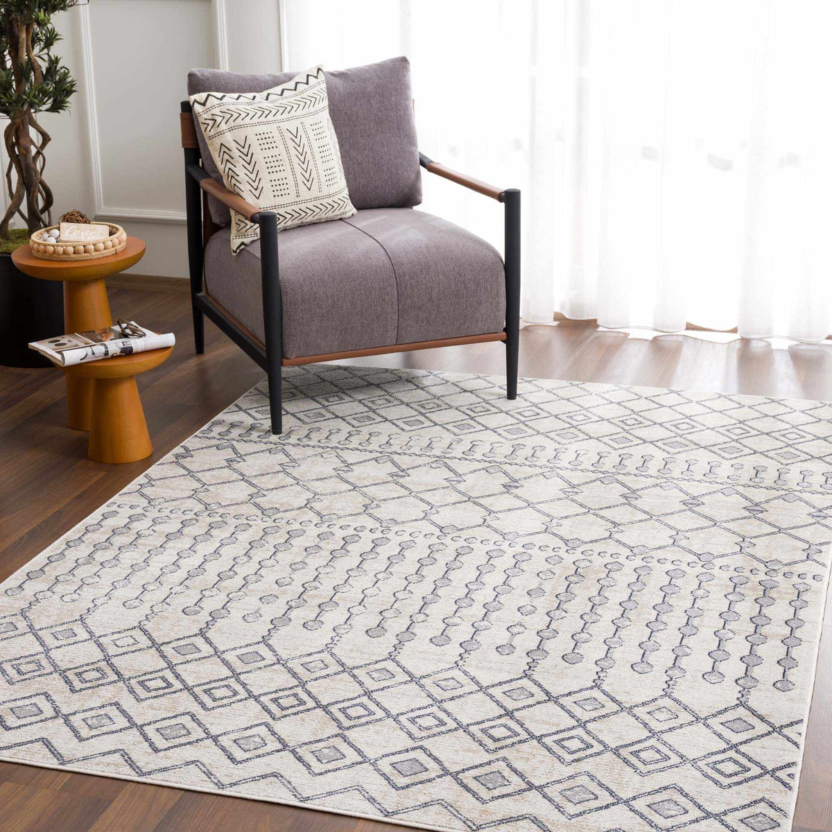 Midstream Washable Area Rug - Clearance, installed in a room