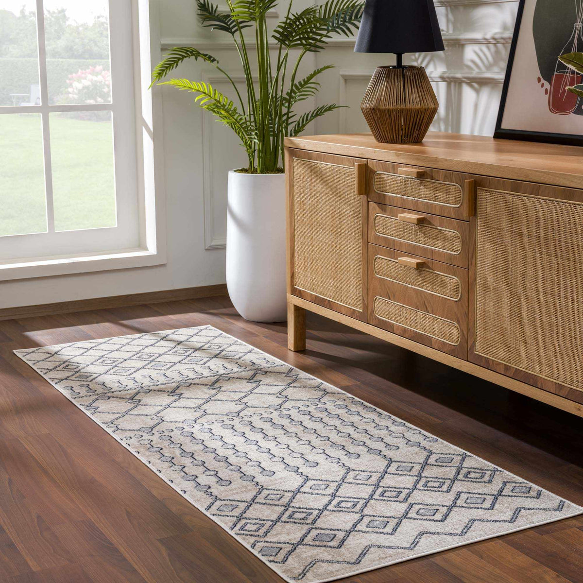 Midstream Washable Area Rug - Clearance, installed in a room 8