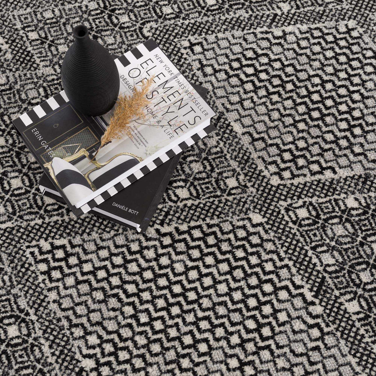 Coledale Black & White Washable Rug - Clearance, photo 20 of 21