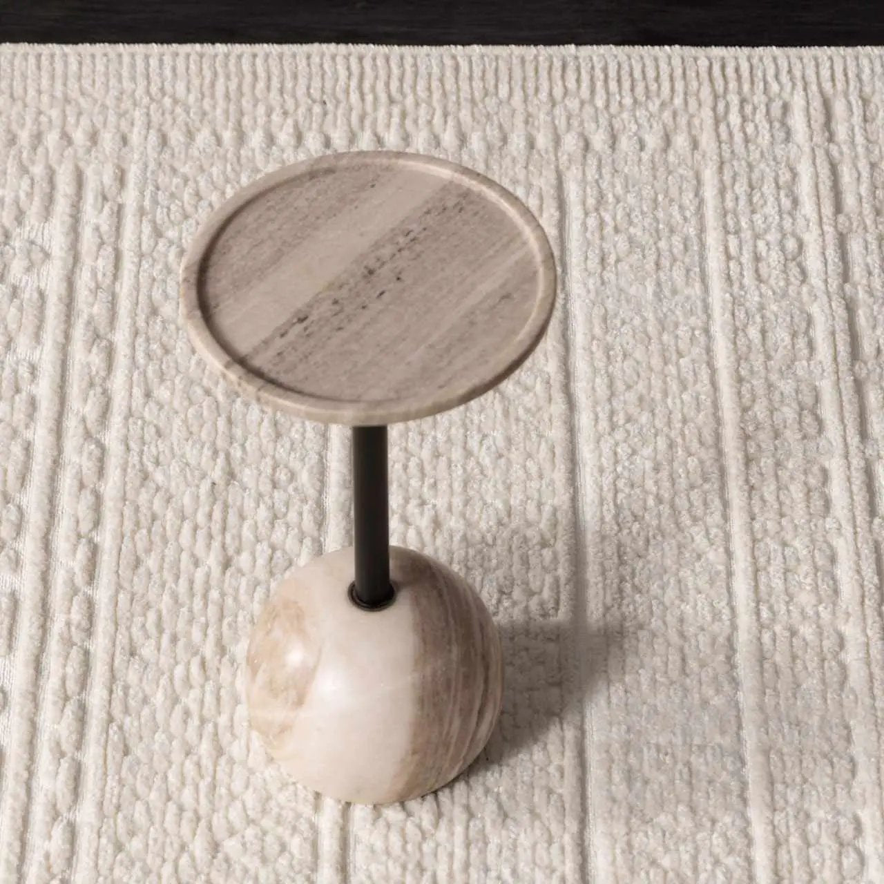 Bahar Cream Washable Area Rug by Boutique Rugs