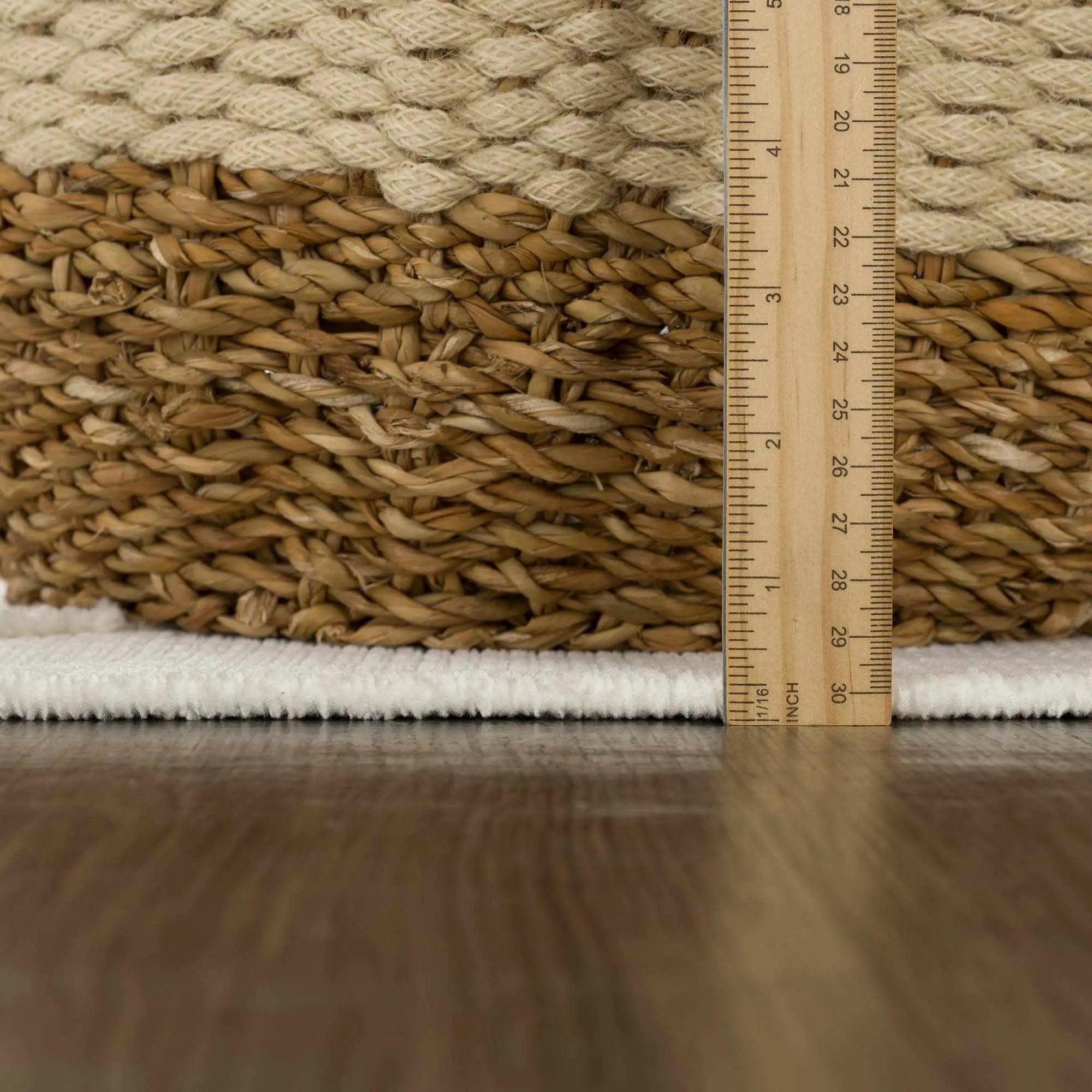 Amani White Washable Rug - Clearance by Boutique Rugs