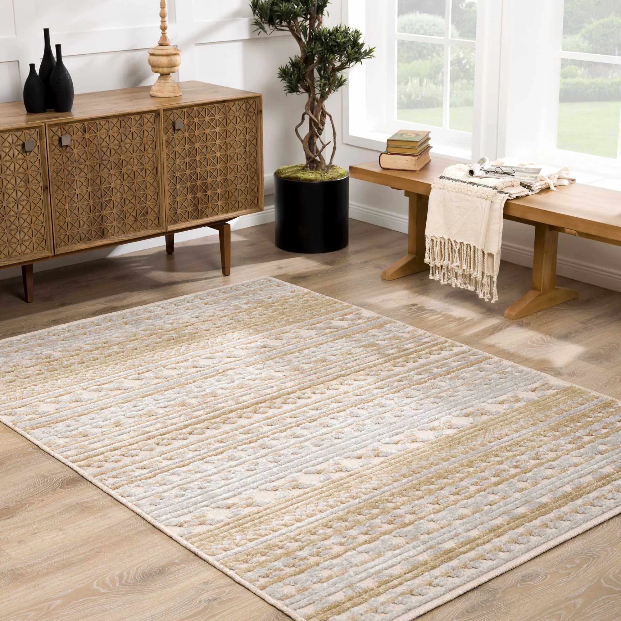 Alvan 3D Washable Rug - Clearance by Boutique Rugs