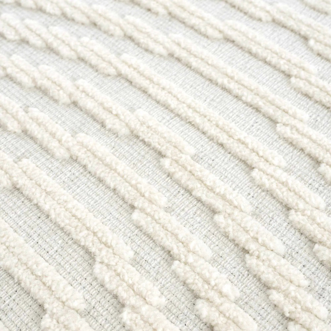 Deron White Washable 3D Rug by Boutique Rugs