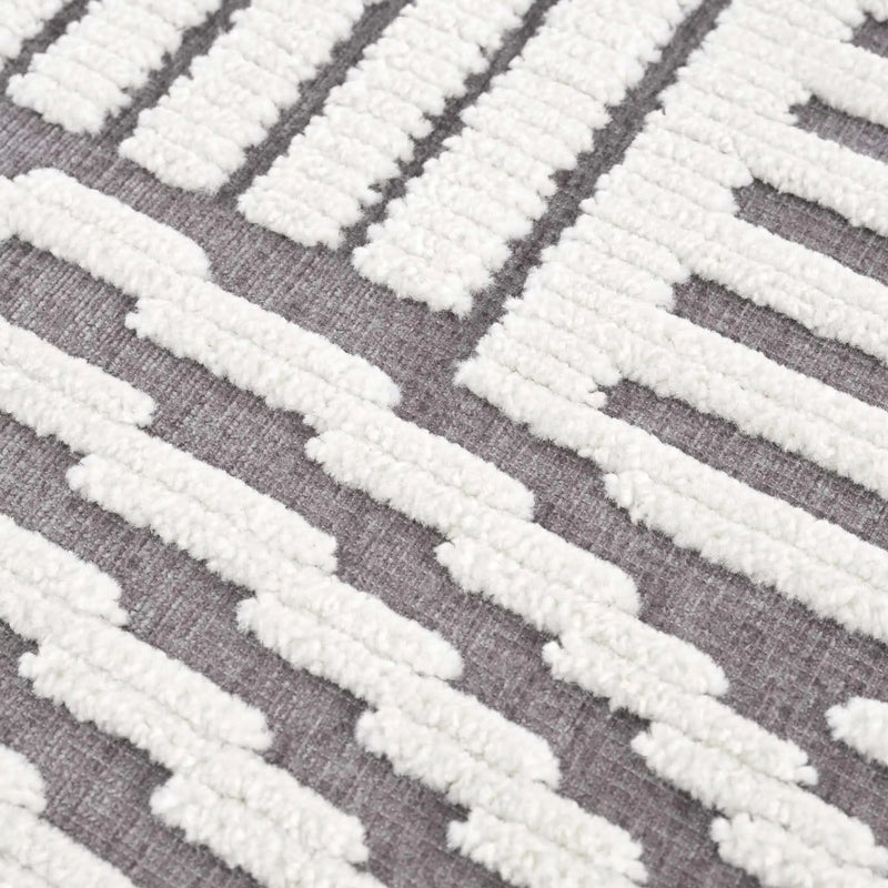 Deron Gray Rainbow Washable Rug by Boutique Rugs