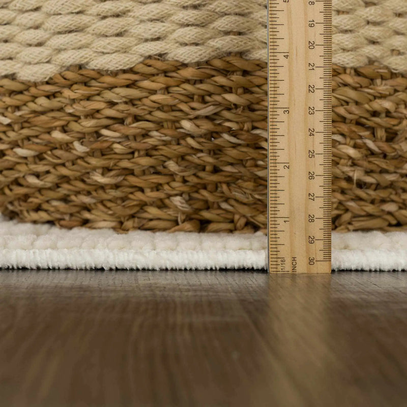 Fadey White 3D Washable Rug by Boutique Rugs