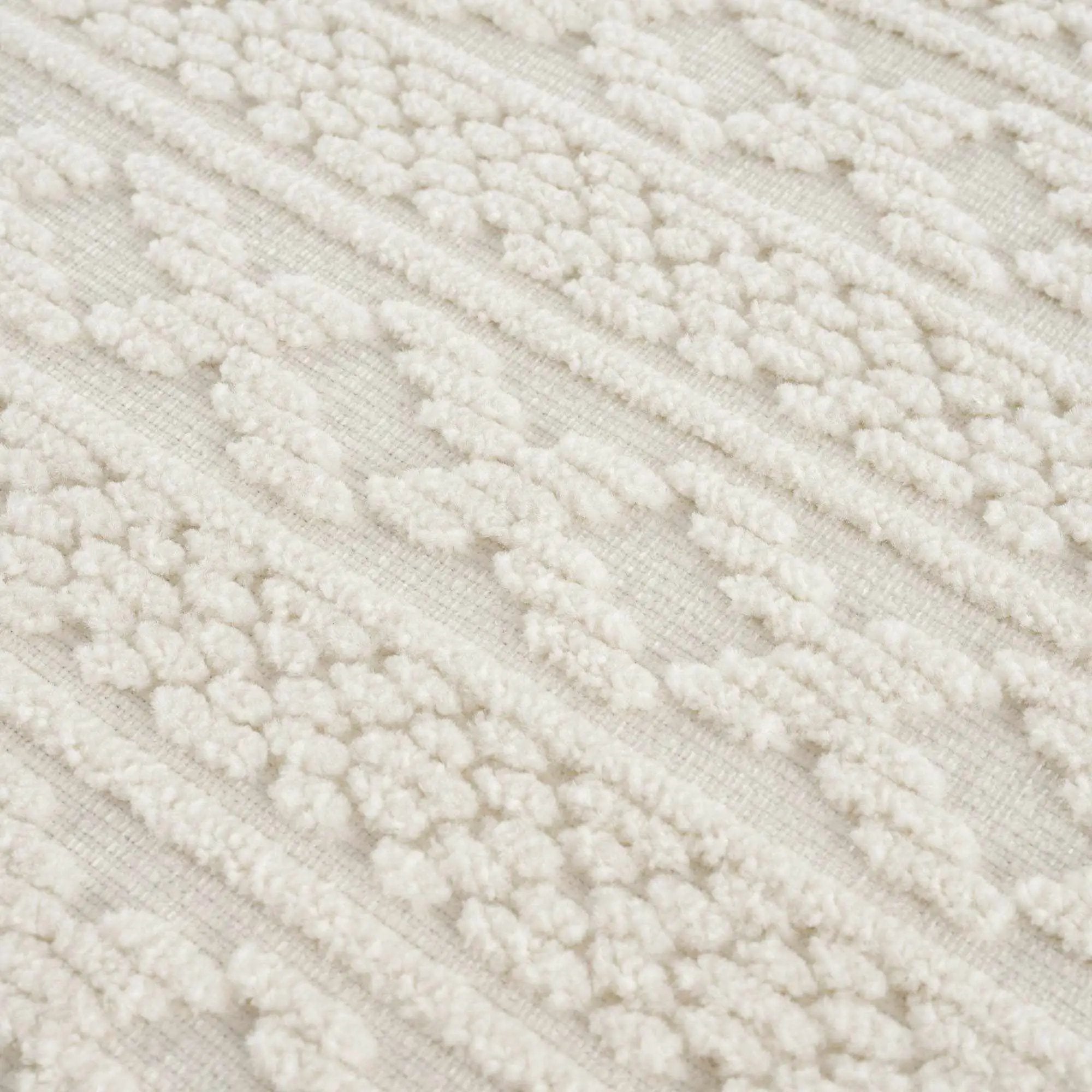 Fadey White 3D Washable Rug by Boutique Rugs