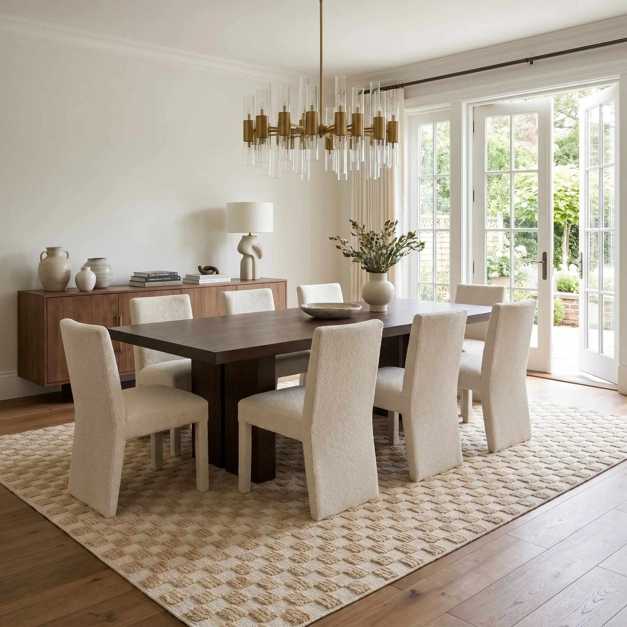 Anthea Beige Washable Area Rug by Boutique Rugs