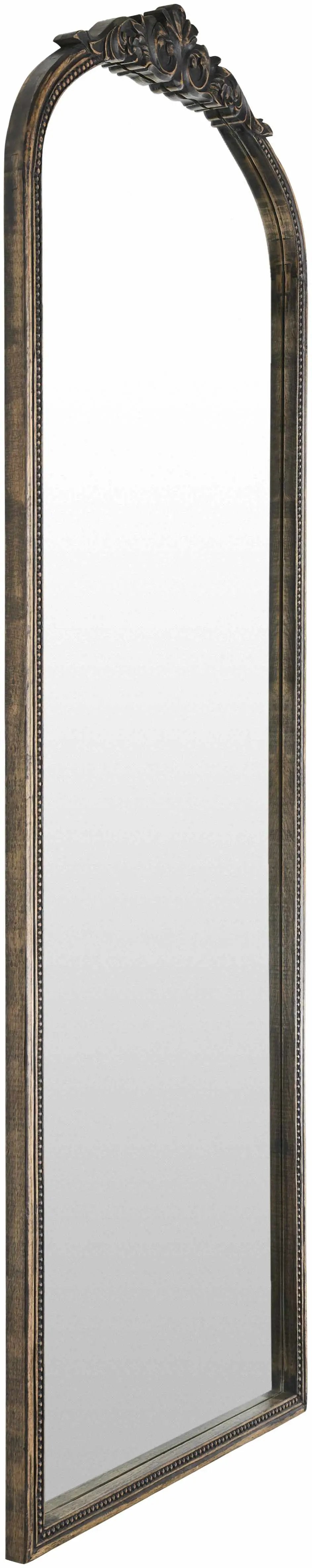 Leutesdorf Dark Red Full Length Mirror by Boutique Rugs