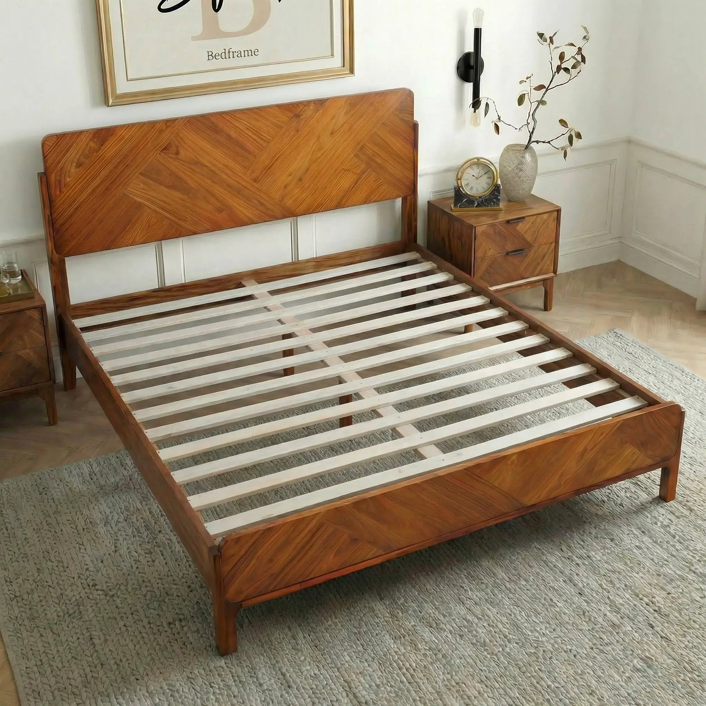 Bifrost Solid Wood Bed Frame by Megsu