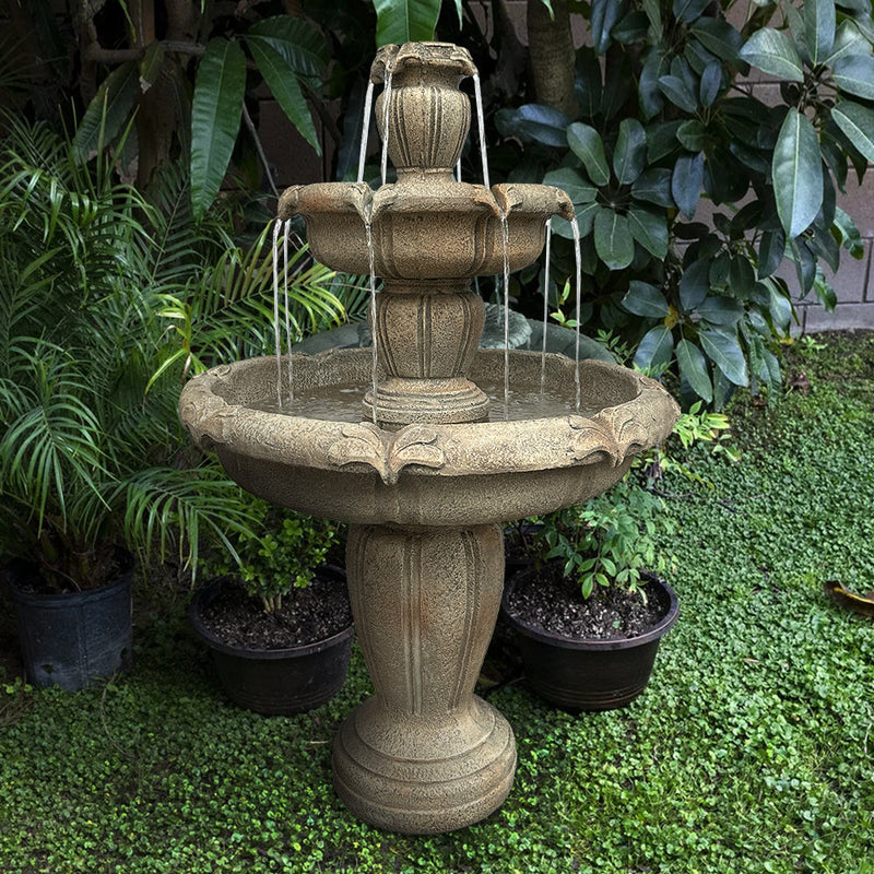 Concrete 3 Tier Water Fountain Large Estate, photo 4 of 19