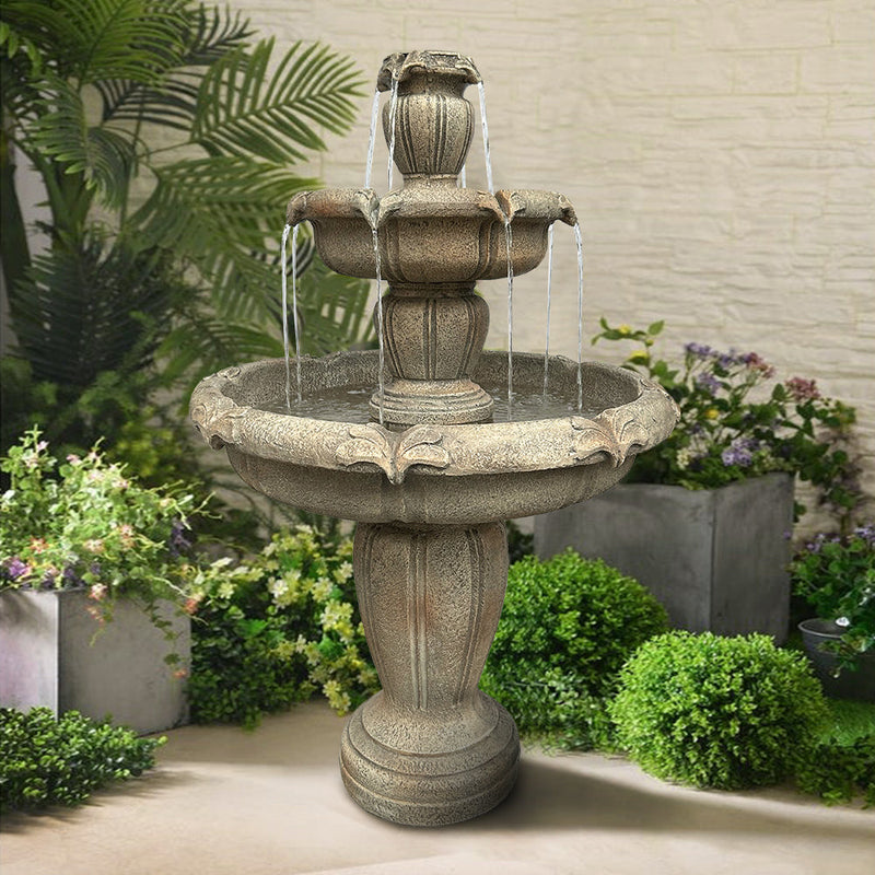 Concrete 3 Tier Water Fountain Large Estate, photo 8 of 19