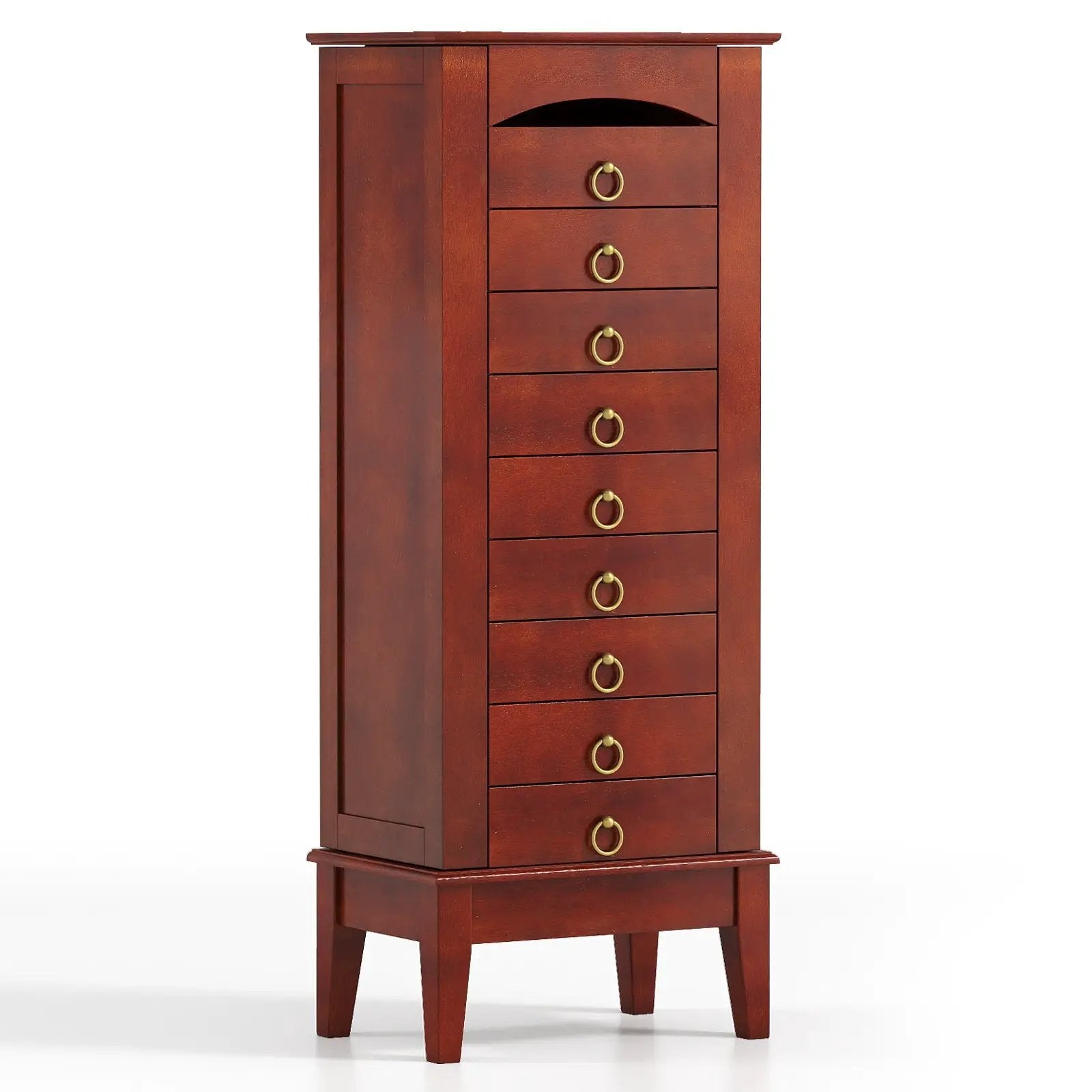 Large Capacity Jewelry Storage Cabinet with 9 Drawers by DirectDeals