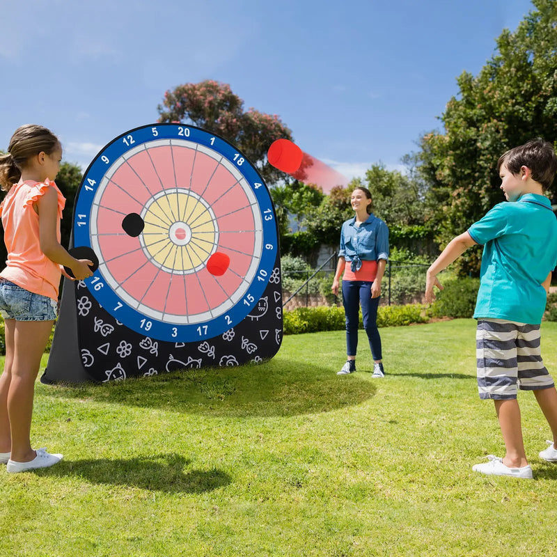 Large Dart Board for Kids with 4 Kick Balls by DirectDeals