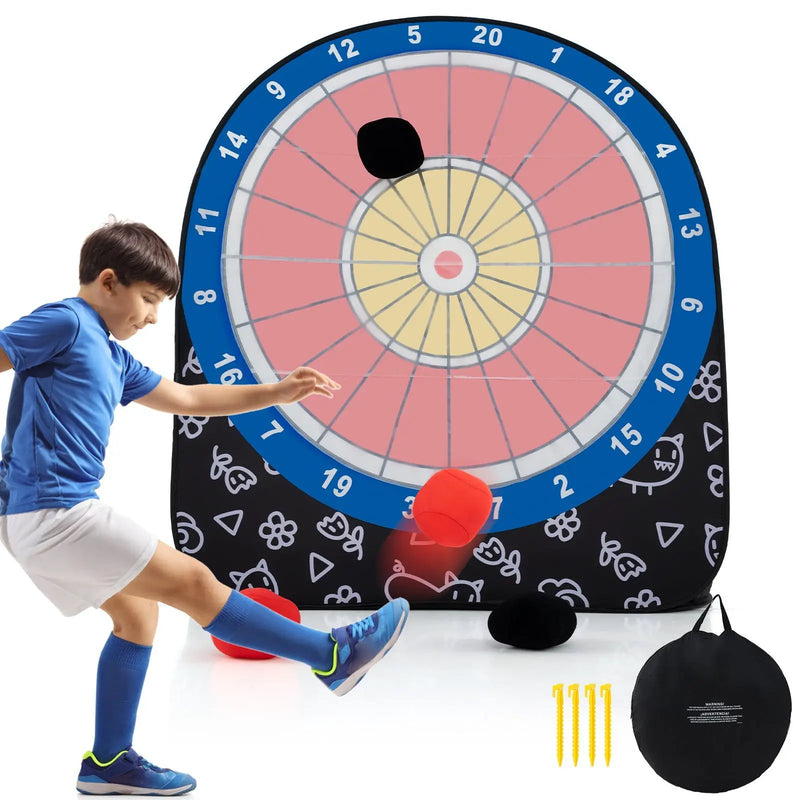 Large Dart Board for Kids with 4 Kick Balls by DirectDeals