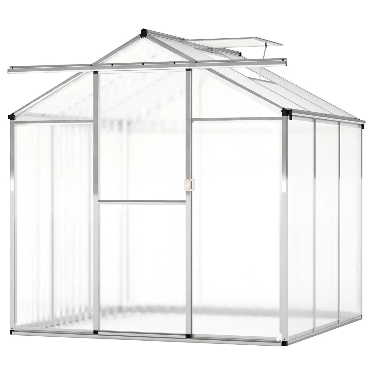 Large Walk-in Green House with Rain Gutters and Polycarbonate Panels, photo 3 of 9