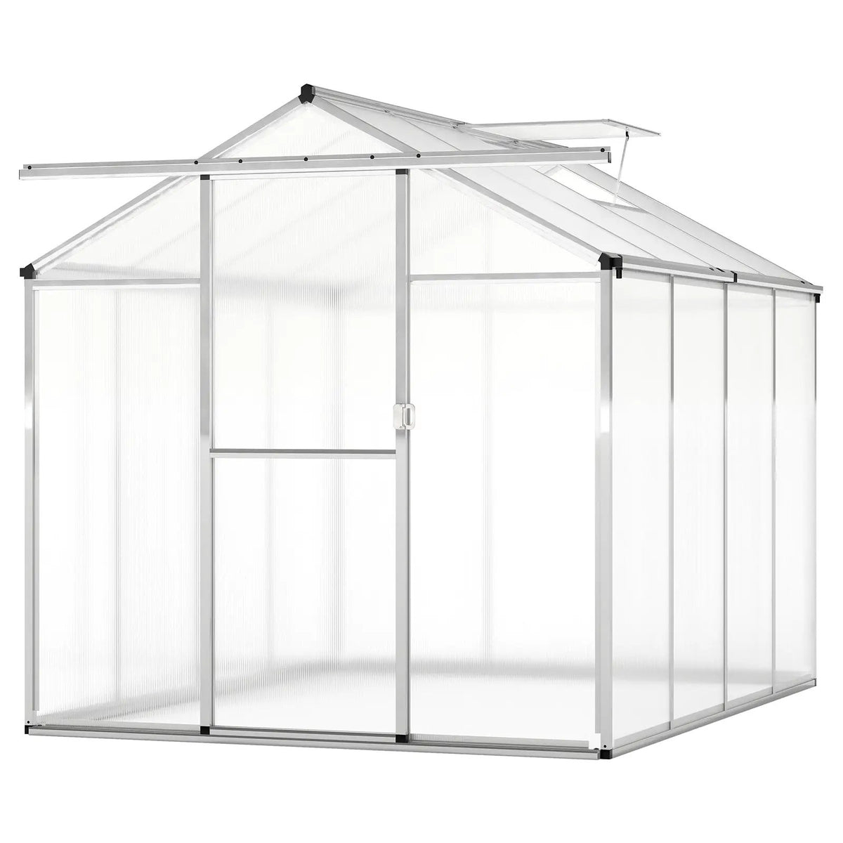 Large Walk-in Green House with Rain Gutters and Polycarbonate Panels, photo 9 of 9