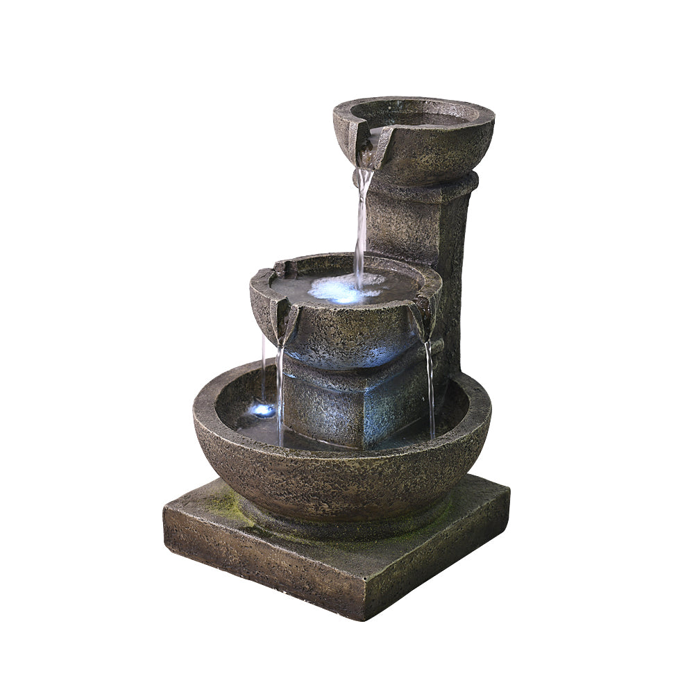 Resin Classical 3 Tier Tabletop Garden Fountain 16 Inch, photo 8 of 10