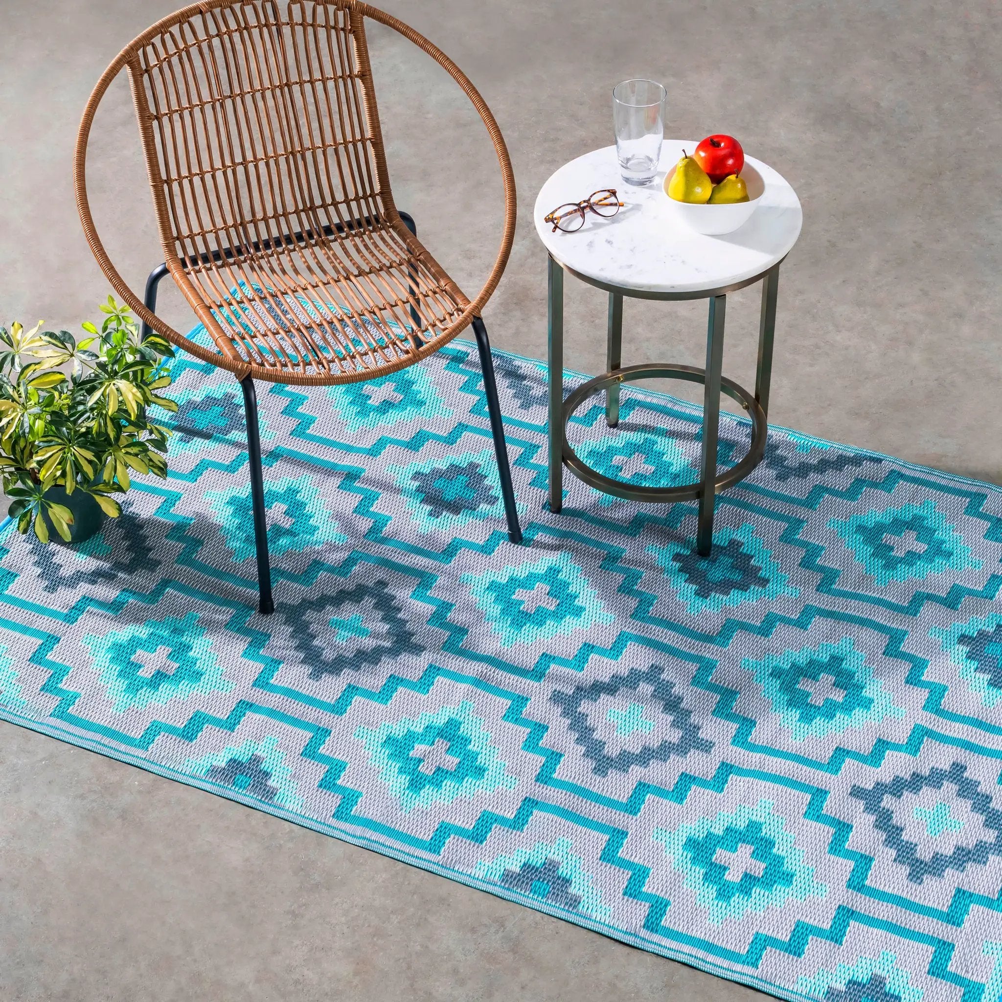Lhasa - Outdoor Rug for Patio by Fab Habitat