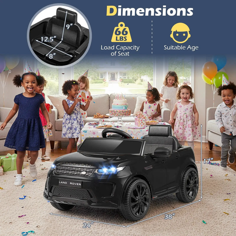 Licensed Land Rover Kids Ride on Car 12V Battery Powered Kids Electric Car by DirectDeals