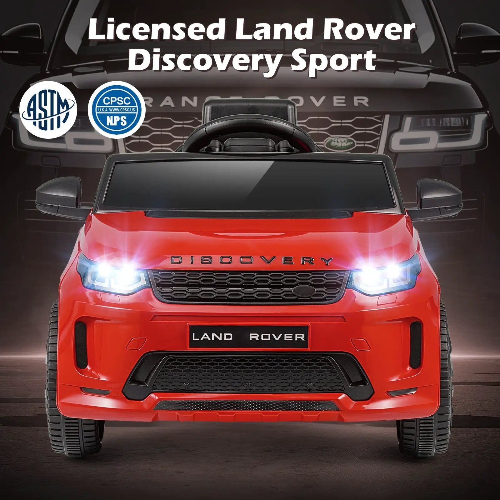 Licensed Land Rover Kids Ride on Car 12V Battery Powered Kids Electric Car by DirectDeals