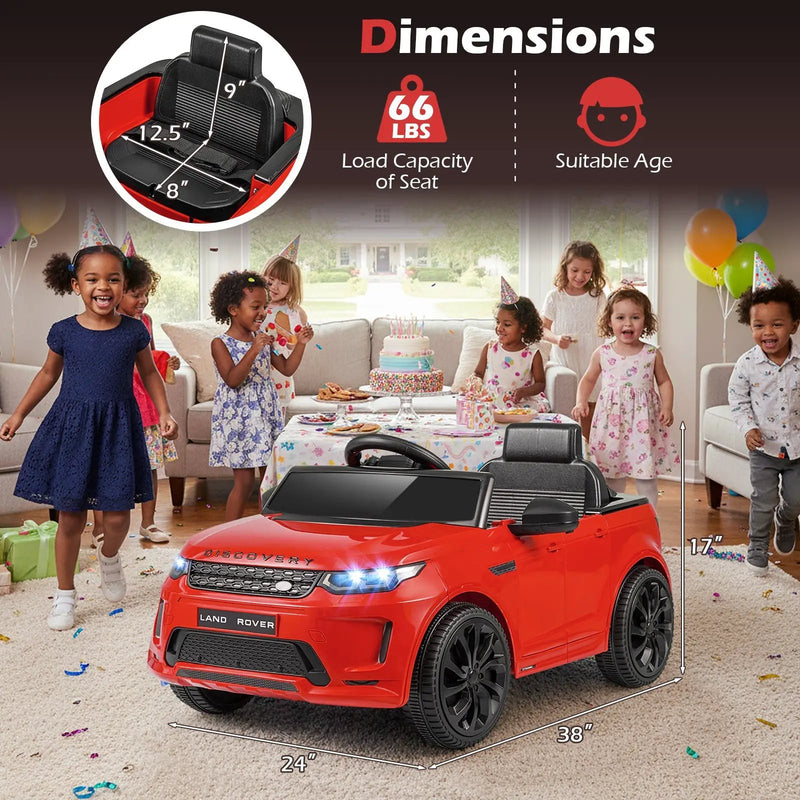 Licensed Land Rover Kids Ride on Car 12V Battery Powered Kids Electric Car by DirectDeals
