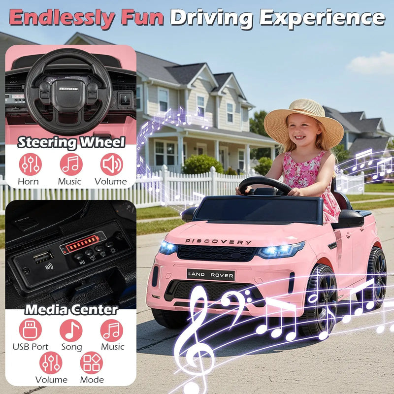 Licensed Land Rover Kids Ride on Car 12V Battery Powered Kids Electric Car by DirectDeals