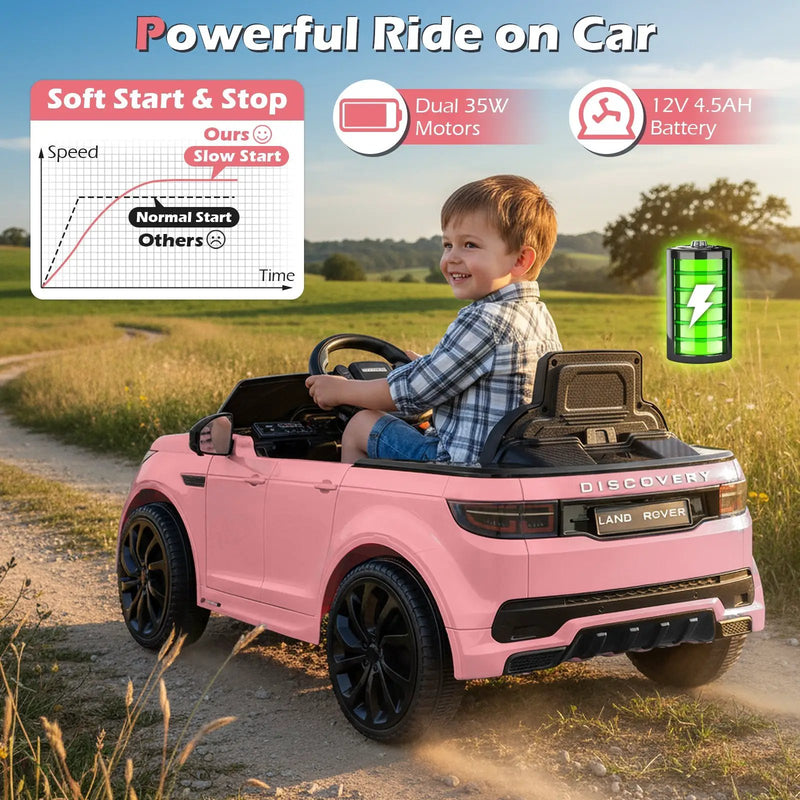 Licensed Land Rover Kids Ride on Car 12V Battery Powered Kids Electric Car by DirectDeals