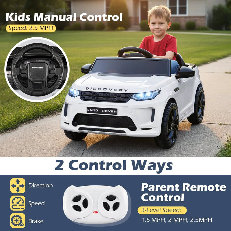 Licensed Land Rover Kids Ride on Car 12V Battery Powered Kids Electric Car by DirectDeals