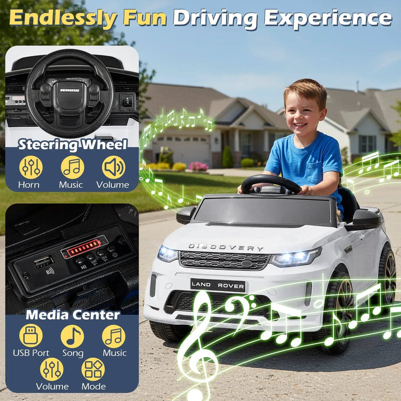 Licensed Land Rover Kids Ride on Car 12V Battery Powered Kids Electric Car by DirectDeals
