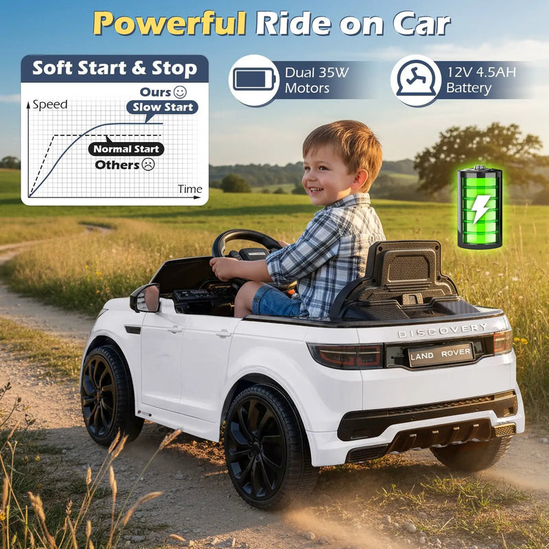 Licensed Land Rover Kids Ride on Car 12V Battery Powered Kids Electric Car by DirectDeals