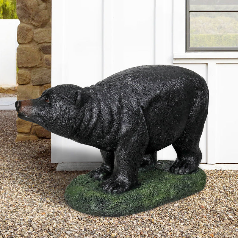 Concrete Bear Statue Foraging Black Bear 25 Inch, photo 2 of 3