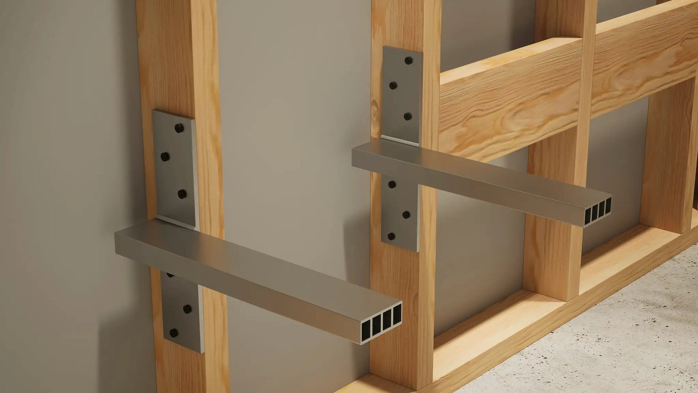 The Original Floating Shower Bench Kit­™ with wedi® & Original Shower Bench Bracket® by The Original Granite Bracket