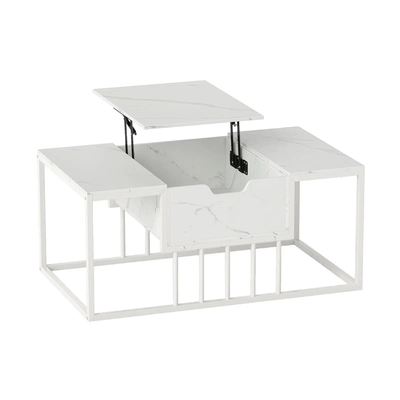 Lift Top Coffee Table Modern Center Table with Hidden Storage Compartment by DirectDeals