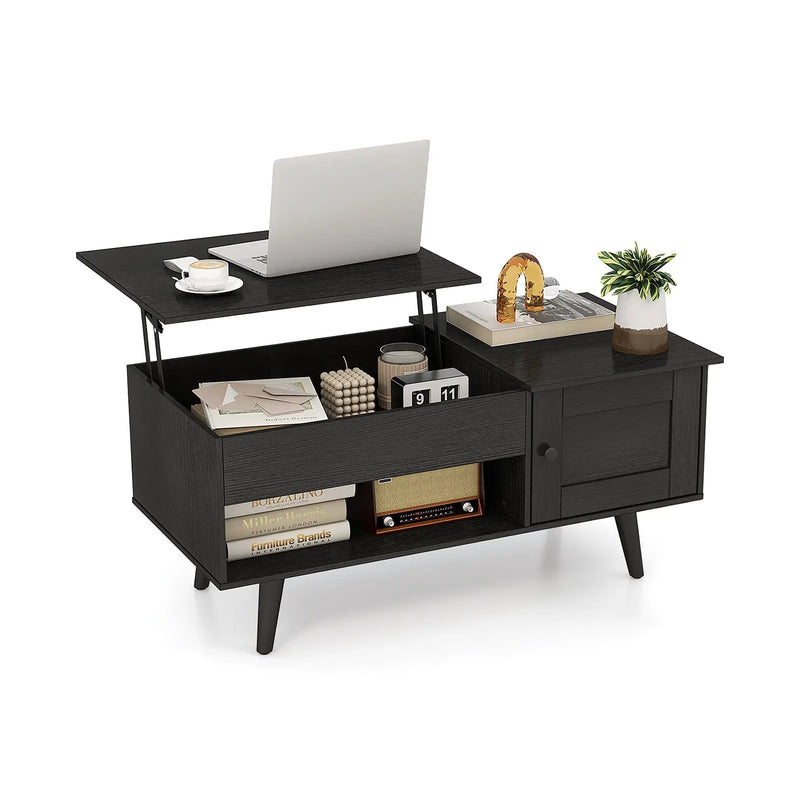 Lift Top Coffee Table with Storage and Hidden Compartment by DirectDeals