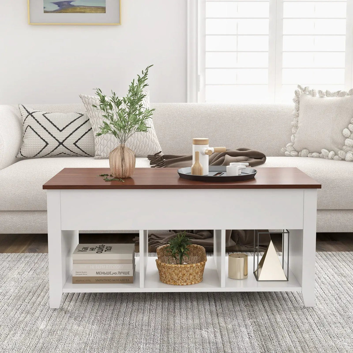 Coffee Table with Hidden Storage Compartment, photo 2 of 11