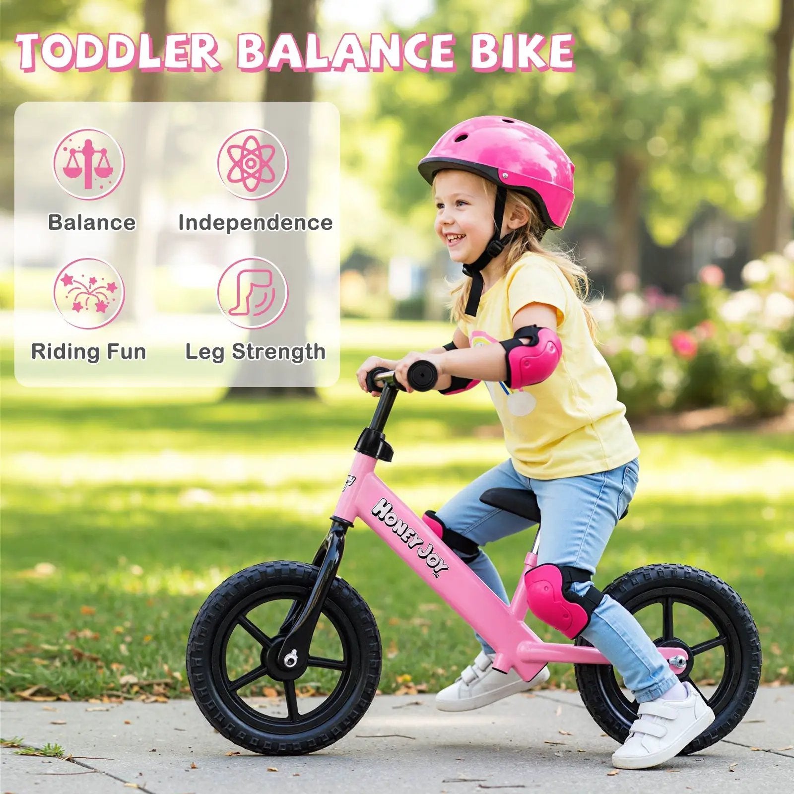 Lightweight Toddler Balance Bike No Pedal Training Bicycle by DirectDeals